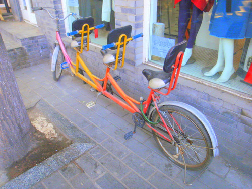 Bicycle built for Three.